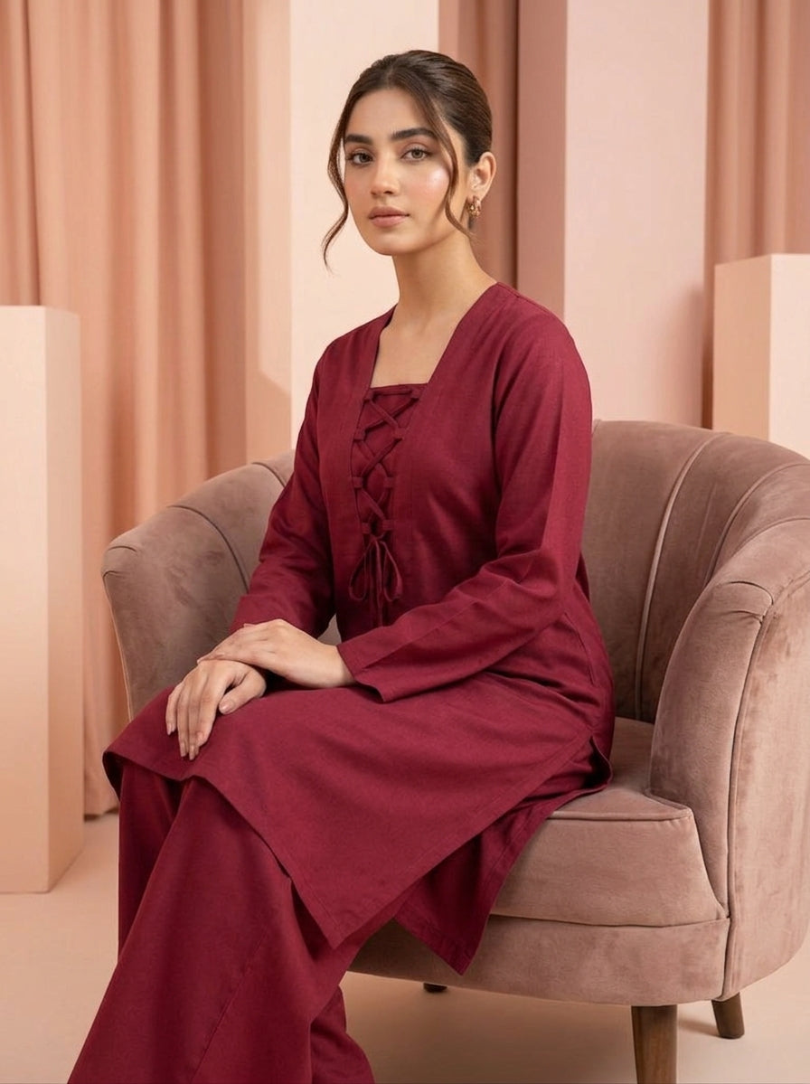 GUL036 Aaira - Deep Maroon