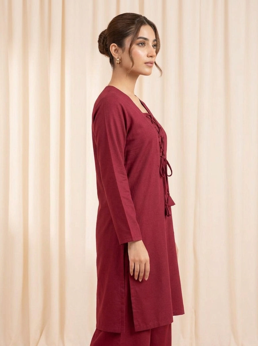 GUL036 Aaira - Deep Maroon
